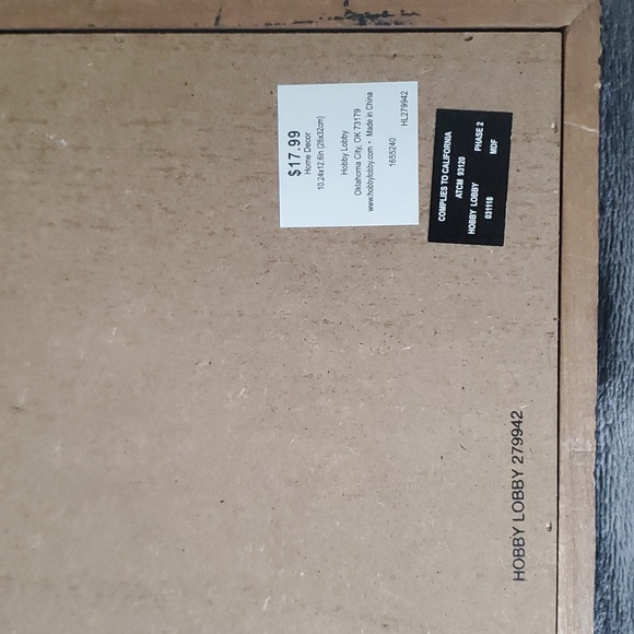 Teepee Picture Wood Metal Yarn - Picture 3 of 3